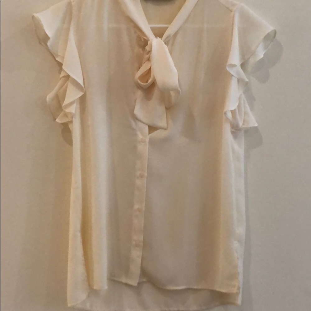 Cream blouse